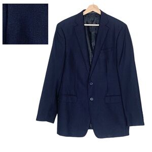 Calvin Klein for Macy’s Men’s Navy Blue Sport Coat Size 40 Long Single Breasted